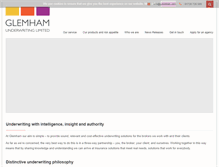 Tablet Screenshot of glemham.com